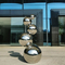 Mirror Polished 316 Stainless Steel Balls 2m Height For Garden