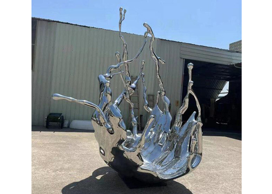 ราคาดี Creative Garden Stainless Steel Wave Sculpture ขนาดปกติสูง 150 ซม ออนไลน์