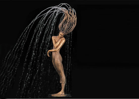 ราคาดี ตกแต่งสวนกลางแจ้ง น้ำพุผู้หญิง บรอนซ์ สูง 250ซม ออนไลน์