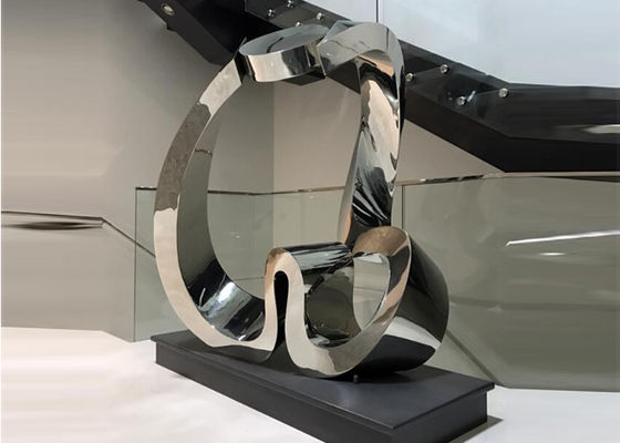 ราคาดี นามธรรมรูปหัวใจประติมากรรมโลหะกลางแจ้งที่ทันสมัย ​​OEM / ODM ใช้ได้ ออนไลน์