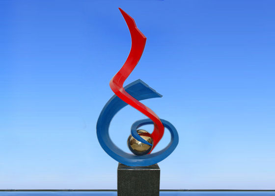 ราคาดี 2.4m ไฟฉายเผาโลหะทาสีประติมากรรมสำหรับตกแต่งพลาซ่า / สแควร์ ออนไลน์