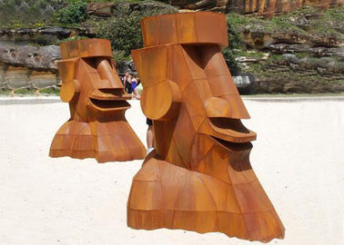 ราคาดี สไตล์ตะวันตก Corten เหล็กสวนโลหะตัวเลขประติมากรรม 150 เซนติเมตรความสูง ออนไลน์