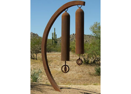 ราคาดี ประติมากรรมโลหะลม Wind Chime Corten, ลานและสวนศิลปะประติมากรรม ออนไลน์