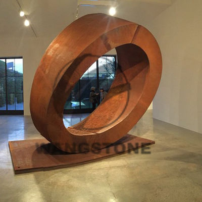 ราคาดี รูปปั้นเหล็ก Corten รัสดี น้ําพุ สําหรับตกแต่งภายนอก ออนไลน์