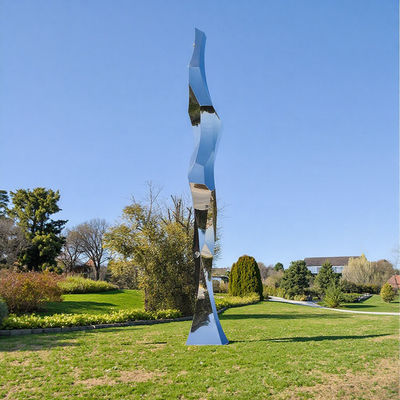 ราคาดี งานศิลปะโมเดิร์นที่เคลือบได้ตามสั่ง สวนกณิตศาสตร์ งานปั้นกลางแจ้งจากสแตนเลส ออนไลน์