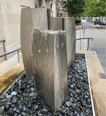 ราคาดี สวนที่กําหนดเอง กลางแจ้ง โลหะสแตนเลส รูปปั้น น้ําตก น้ําพุสําหรับตกแต่ง ออนไลน์