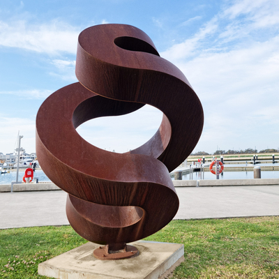 ราคาดี โรงงาน การปั้นสแตนเลสสภาพแวดล้อมโลหะ กลมกลืนสแตนเลสสภาพปั้นสแตนเลส Corten สําหรับตกแต่งสวน ออนไลน์