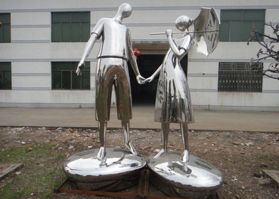 ราคาดี โลหะที่ทันสมัยรักประติมากรรมสวนศิลปะนามธรรมประติมากรรมเหล็กสีที่กำหนดเอง ออนไลน์