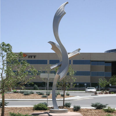 ราคาดี สแตนเลสสตีลเสร็จสิ้นทาสีประติมากรรมตกแต่งสวนศิลปะสไตล์โมเดิร์น ออนไลน์