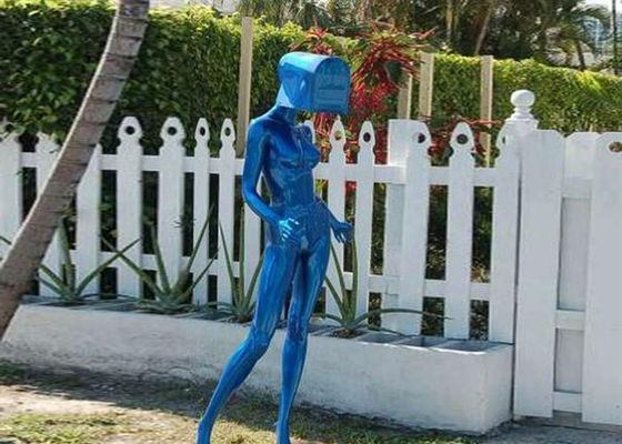 ราคาดี สแตนเลสที่ทนทานตกแต่งประติมากรรมกลางแจ้งกล่องจดหมายแมตต์หัตถกรรม ออนไลน์