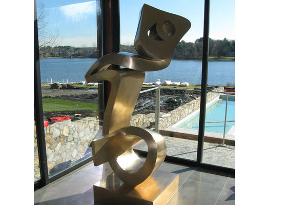 ราคาดี Mett Finish สแตนเลสประติมากรรมประดิษฐ์ศิลปะการตกแต่งโลหะที่ทันสมัย ออนไลน์