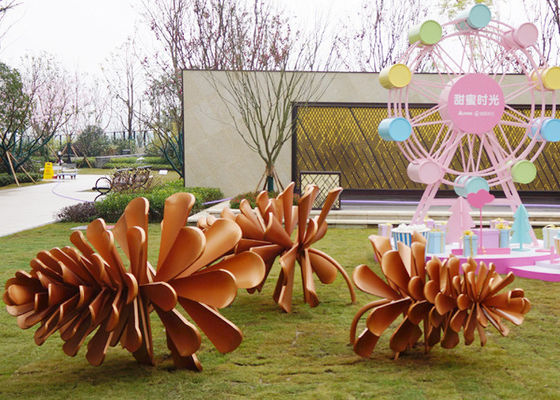 ราคาดี บิ๊กออกประตูโลหะโคนต้นสนประติมากรรมสแตนเลสสำหรับตกแต่งสวน ออนไลน์