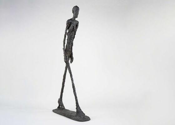 ราคาดี ชีวิตขนาดลานประติมากรรมศิลปะสมัยใหม่ทำงานบรอนซ์ Walking Man Sculpture โดย Giacometti ออนไลน์