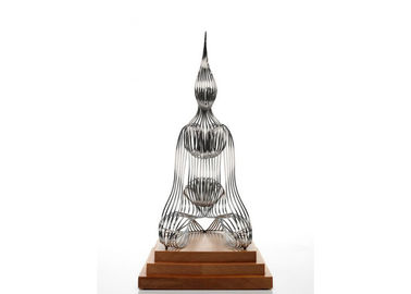 ราคาดี ประติมากรรมรูปลวดเหล็กกล้าไร้สนิมรูปนั่ง ออนไลน์