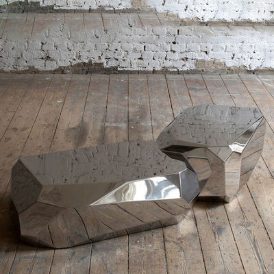 ราคาดี รูปปั้นม้านั่งขัดเงา Super Home Decor สเตนเลสสตีล ออนไลน์