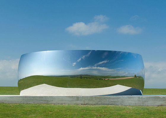 ราคาดี ตกแต่งประติมากรรมสวนโลหะที่ทันสมัยกระจกสแตนเลสขัดเงา ออนไลน์