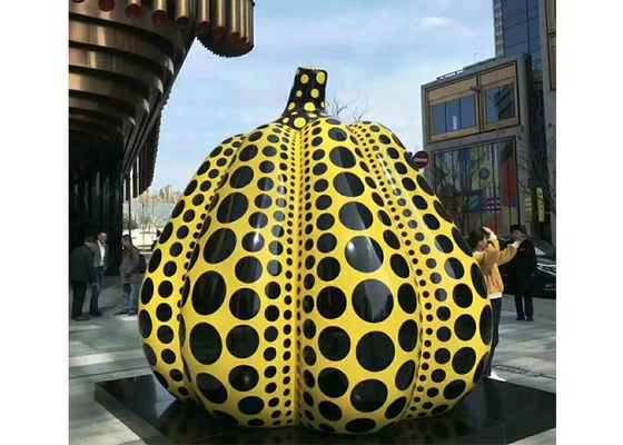 ราคาดี สแตนเลสขนาดใหญ่กลางแจ้งประติมากรรมรูปฟักทองทาสีสำหรับภูมิทัศน์เมือง ออนไลน์