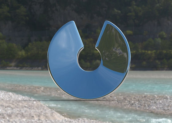 ราคาดี ประติมากรรมสแตนเลสกลางแจ้งที่ทันสมัยขัดเงาสำหรับสวนภูมิทัศน์ ออนไลน์