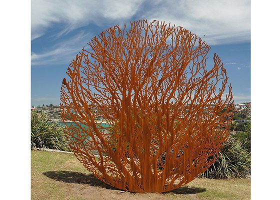 ราคาดี เครื่องตัดเลเซอร์ Corten Steel Metal Tree Garden Sculpture ออนไลน์