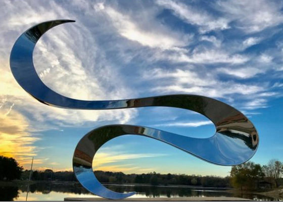 ราคาดี ODM โมเดิร์นขัดเงาสแตนเลสประติมากรรมนามธรรม ออนไลน์