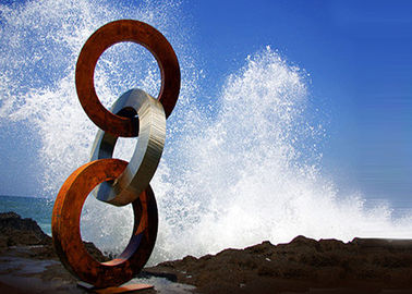 ราคาดี เทคนิคการตี Corten Steel Rings / งานประติมากรรมแหวนโลหะมัลติฟังก์ชั่น ออนไลน์