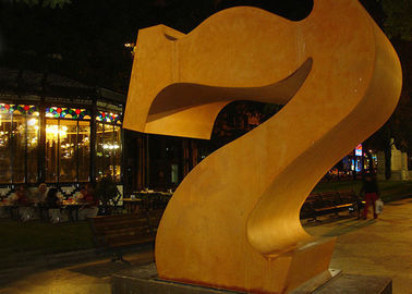 ราคาดี มืออาชีพหมายเลข 7 Corten Steel Sculpture ไม่มีฐานสูง 180 ซม ออนไลน์