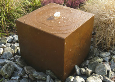 ราคาดี โลหะลานศิลปะคอร์เทนเหล็กน้ำโต๊ะน้ำที่ทนทาน Corten เหล็กน้ำน้ำพุ ออนไลน์