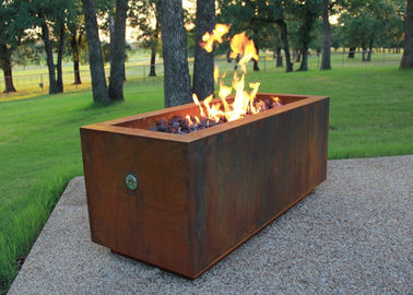 ราคาดี ทรงสี่เหลี่ยม Corten Steel หลุมไฟสำหรับทำความร้อนลานทนต่อสภาพดินฟ้าอากาศ ออนไลน์