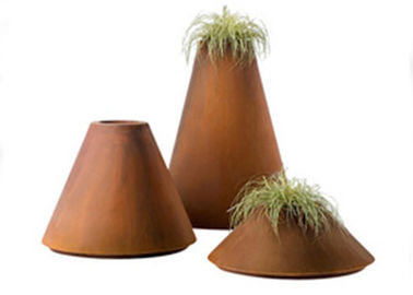 ราคาดี กระถางเหล็ก Corten มืออาชีพ, กระถางปลูกโลหะดอกไม้เหล็ก Corten WS-CS367 ออนไลน์