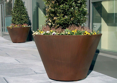 ราคาดี ชาวไร่ Corten เหล็กกลมขนาดใหญ่แบบดั้งเดิมมีขนาด / สีต่าง ๆ ออนไลน์