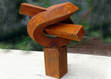 ราคาดี สร้างสรรค์ทันสมัยสาธารณะสนิมประติมากรรม Corten Steel เพื่อการพาณิชย์ ออนไลน์