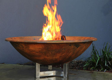 ราคาดี สนิมเสร็จสิ้นชามไฟ Corten Steel, ความเสถียรของการกัดกร่อนหลุมไฟเหล็กกลม ออนไลน์