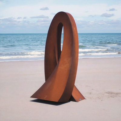 ราคาดี Custom Corten Steel Rusty Landscape Sculpture for Outdoor Decor ออนไลน์
