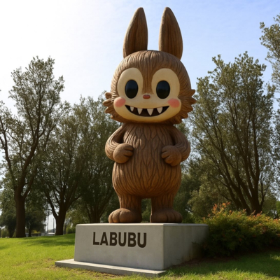 ราคาดี Garden Decoration Toy Art Fiberglass Labubu Sculpture ออนไลน์