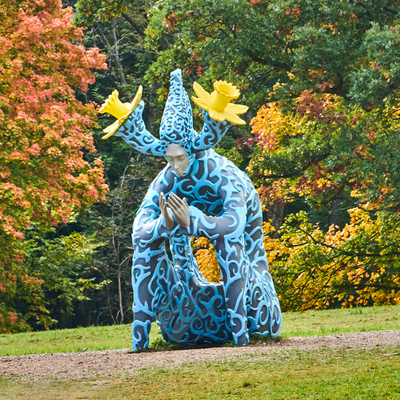 ราคาดี Large Outdoor Botanical Sculpture - Fiberglass Nature-Themed Art Installation for Gardens ออนไลน์