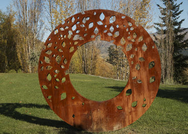 ราคาดี Laser Cut Outdoor Metal Sculpture, ศิลปะสาธารณะ Sculpture 180cm Diam ออนไลน์
