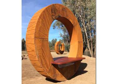 ราคาดี การตีผู้พิพากษาออกแบบสวนประติมากรรม Corten สำหรับตกแต่ง ODM ใช้ได้ ออนไลน์