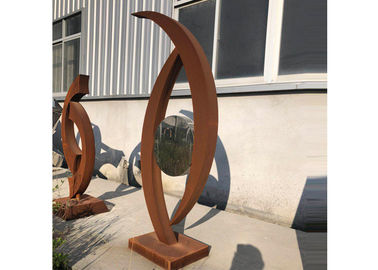 ราคาดี โรงงานโดยตรงขายสวนกลางแจ้ง Corten ประติมากรรมเหล็กในสต็อก ออนไลน์