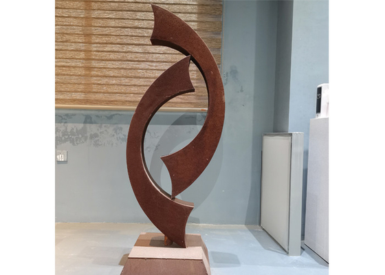 ราคาดี ประติมากรรมเหล็ก Corten ตกแต่งสวนกลางแจ้งนามธรรม ออนไลน์