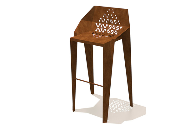 ราคาดี ความสูง 120 ซม. Corten Steel เก้าอี้ตกแต่งกลางแจ้ง / ในร่ม ออนไลน์