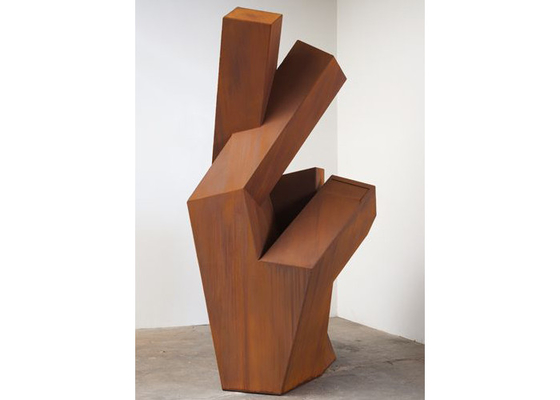 ราคาดี ประติมากรรมมือเหล็ก Corten เหล็กตกแต่งกลางแจ้งที่ทันสมัย ออนไลน์